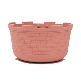 Anti-choking Pet Slow Licking Bowl With Suction Cup (Color: Brown, Type: Pet Bowl)
